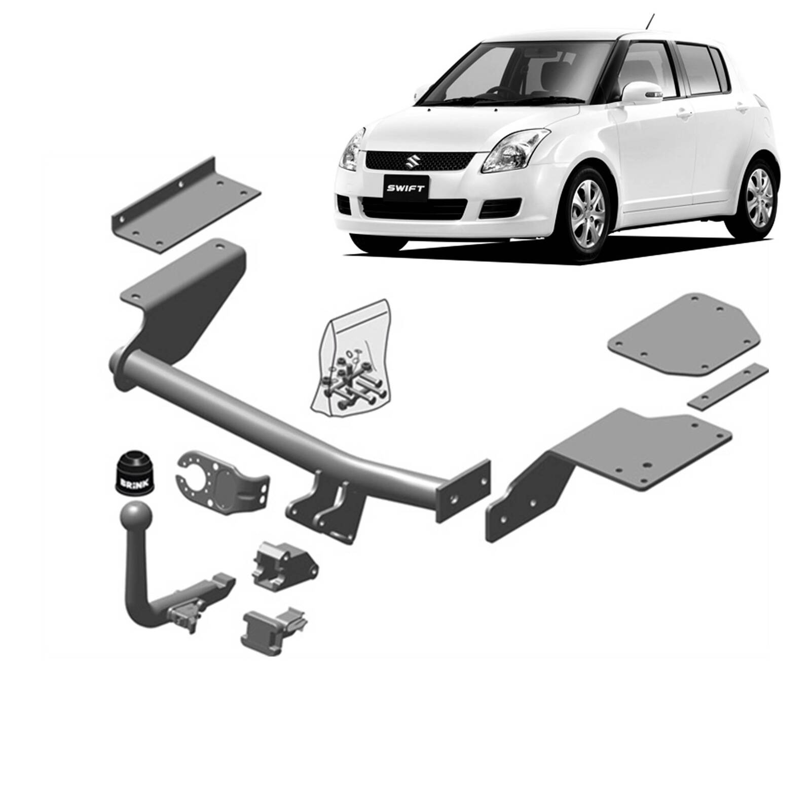 Suzuki swift tow bar shop kit