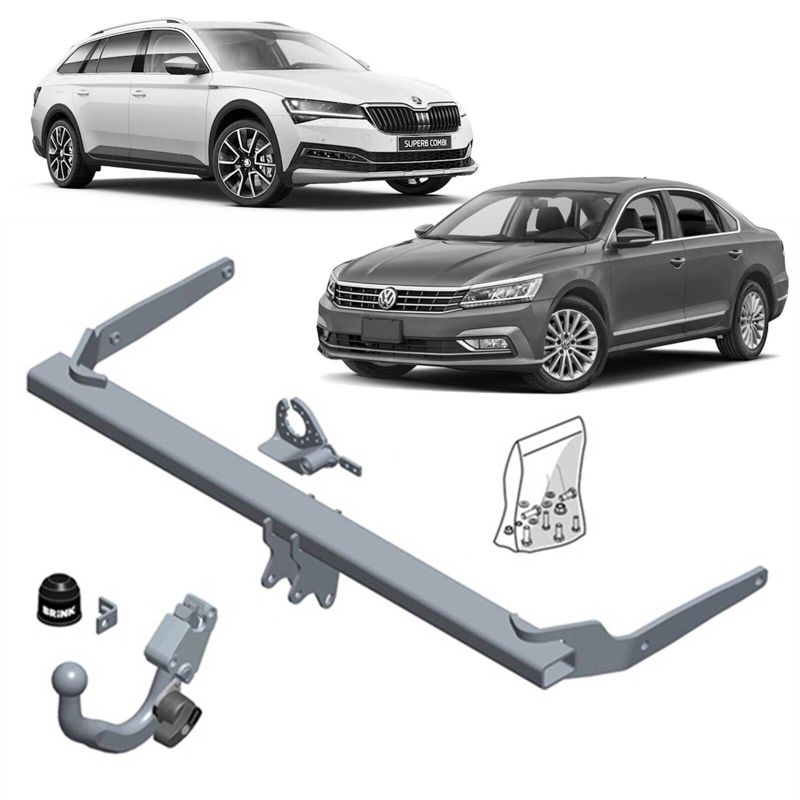 Vw passat 2024 tow bar