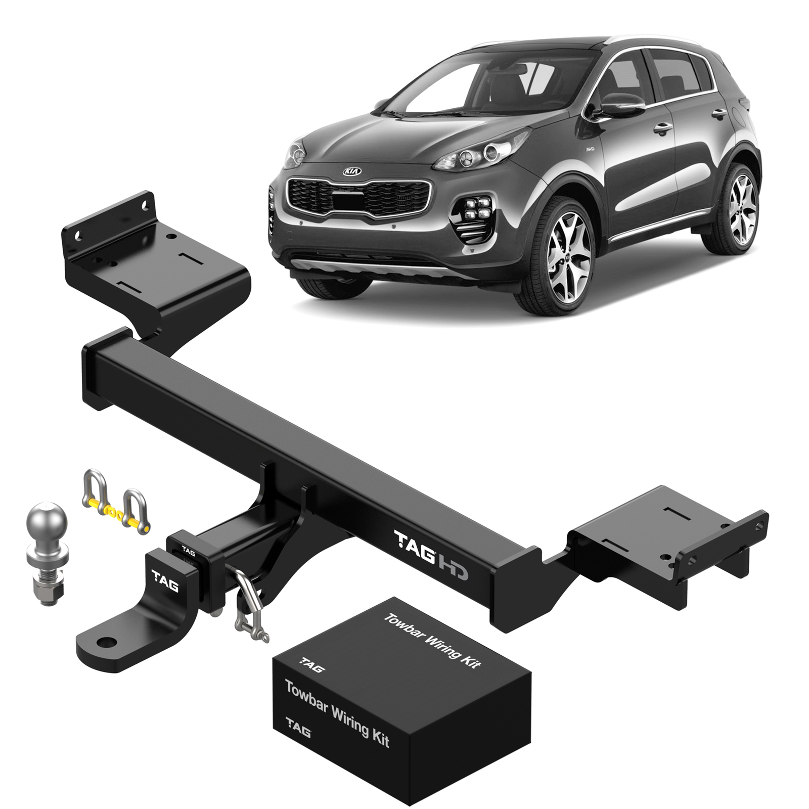 Kia sportage tow bar shop kit