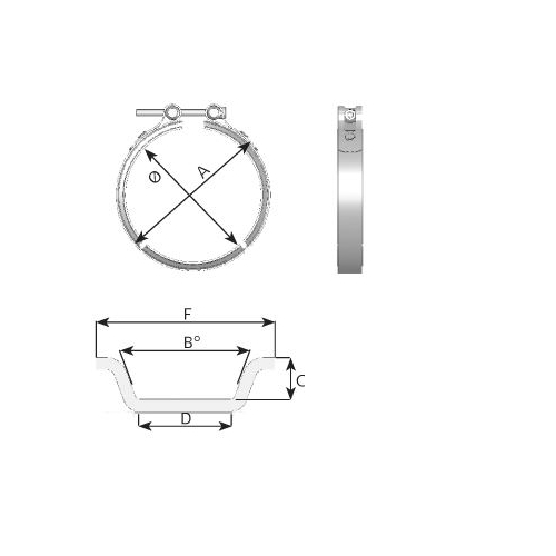 Heavy Duty V-Clamp