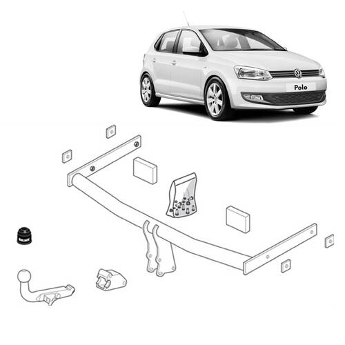 BRINK Towbar to suit VW Polo (09/2005 - 11/2009)