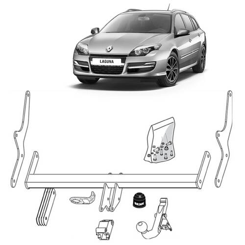 BRINK Towbar to suit Renault Laguna 07/2008-04/2020