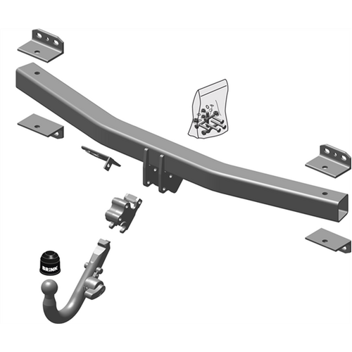 BRINK Towbar VW Touareg 11/2004-on BMAR-Diagonal Detach 3500/140