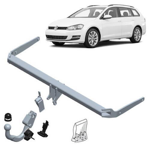 BRINK Towbar VW Golf BMA-Diagonally Detach 2000/80