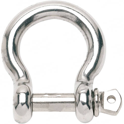 Bow shackle - THK 10mm, 600kg, Stainless