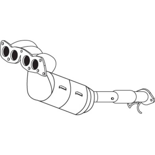 Unbranded Manifold Close Coupled Cat to suit Mazda 3 (06/2009 - 11/2013)