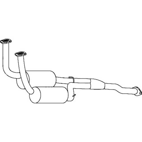 Unbranded Cat Converters Underfloor to suit Jeep Cherokee (09/2001 - 01/2008)