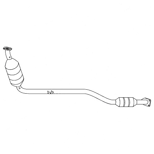 Redback Manifold Catalytic Converter for MERCEDES-BENZ C-CLASS (05/2002 - 06/2007)