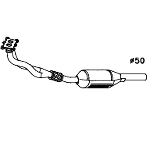 Redback Enviro Catconverters Underfloor to suit Volkswagen Passat, Golf (1997 - 2001)