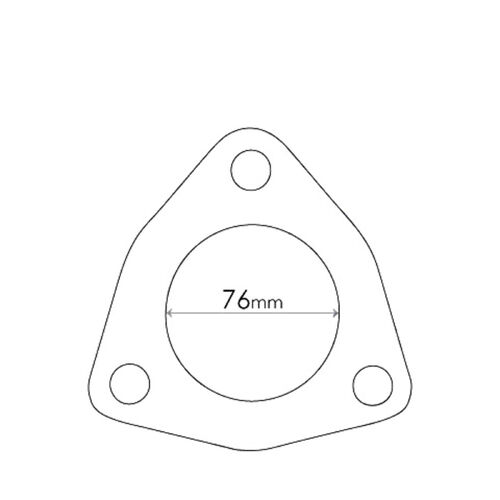 Redback Gaskets Flange to suit Ford Laser (03/1981 - 12/1994), Meteor (10/1985 - 09/1987), Audi A4 (01/1995 - 12/2004), Hyundai Excel (09/1994 - 06/20