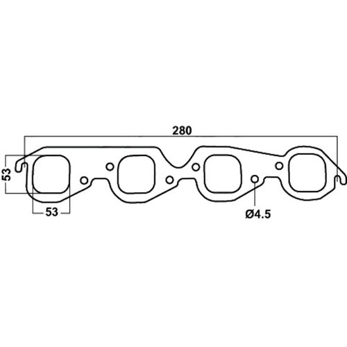 Chev 396-454 Lge Port Square S