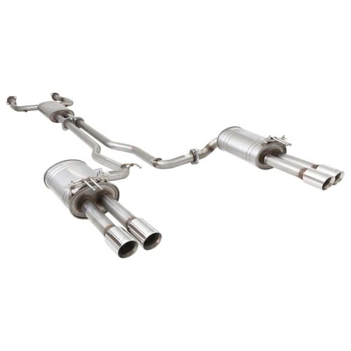 2.25 XForce Exhaust for Holden VE SV6 Ute With Twin 409 Stainless Cat Back With Mufflers 