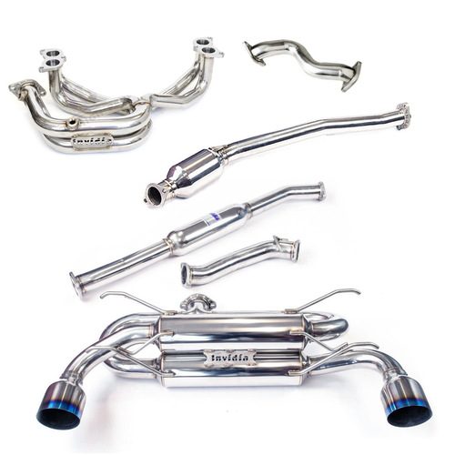 Invidia R400 Engine Back Exhaust w/Invidia Equal Headers - Subaru BRZ/Toyota 86 12-20 (6MT)