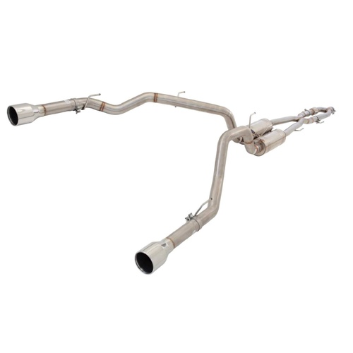 Xforce Cat Back Exhaust for Dodge Ram 1500 DS 5.7L Hemi Twin 2.5â€³ to Twin 3â€³ Stainless Steel System