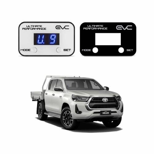 Ultimate 9 Throttle Controller & Black Sticker for Toyota Hilux N80 (10/2015 - On)