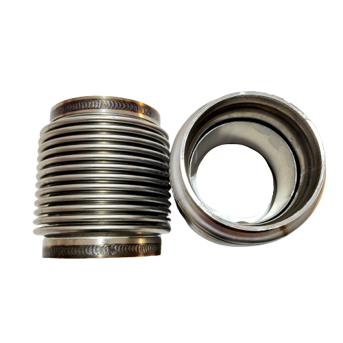 304 Stainless Turbo Flex 2.5" Inlet 4" Long with Flow Tube