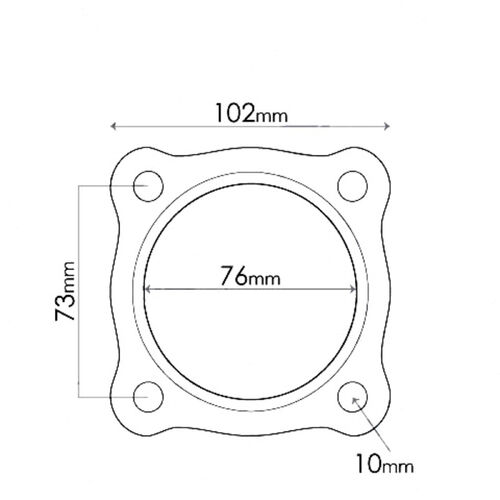 GM COMM VT-VZ CAT GASKET-4 BOL