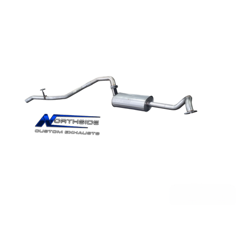 Hurricane 2.5" Exhaust for Toyota HZJ80 / FZJ80 Landcruiser