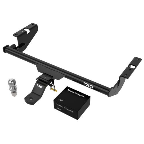 TAG Light Duty Towbar to suit Hyundai Accent (07/2011 - on) - Universal Harness with 7 Pin Flat Plug