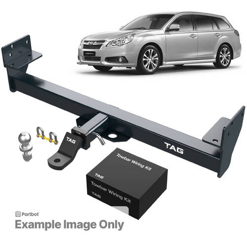 TAG Heavy Duty Towbar to suit Subaru Liberty (09/2009 - 01/2015) - Direct Fit Wiring Harness