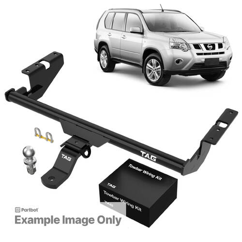 TAG Light Duty Towbar to suit Nissan X-TRAIL (10/2001 - 09/2007) - Direct Fit Wiring Harness