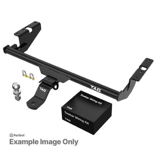 TAG Light Duty Towbar to suit Toyota Coaster (01/1993 - 01/2008) - Universal Harness with 7 Pin Flat Plug