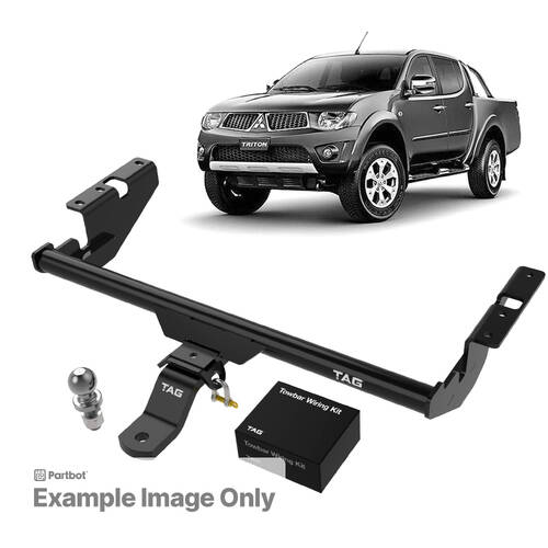 TAG Light Duty Towbar to suit Mitsubishi Triton (04/2007 - 04/2015) - Direct Fit ECU