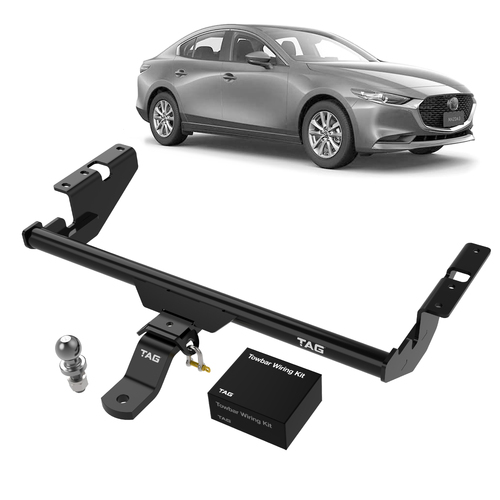 TAG Light Duty Towbar to suit Mazda 3 (03/2014 - 03/2019) - Direct Fit Digital Wiring Harness