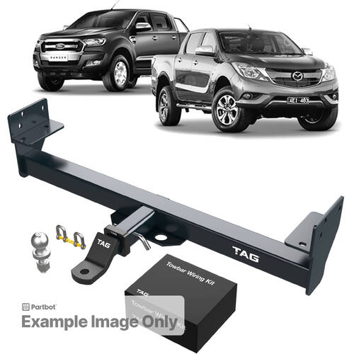 TAG Heavy Duty Towbar to suit Ford Ranger (09/2011 - on), Mazda BT-50 (09/2011 - 10/2020) - Direct Fit ECU