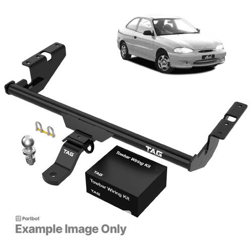 TAG Light Duty Towbar to suit Hyundai Excel (09/1994 - 2000) - Direct Fit Wiring Harness