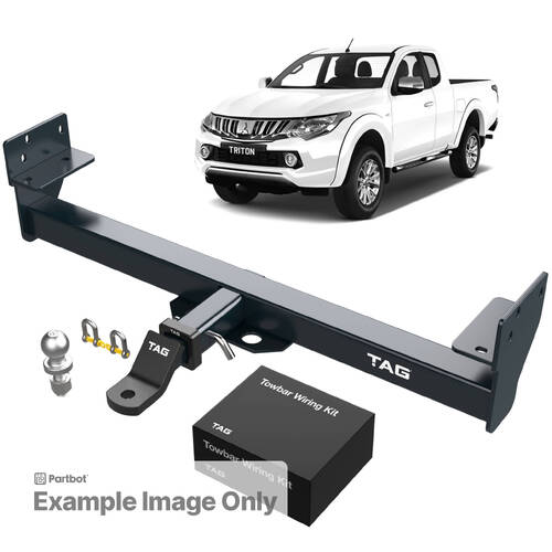 TAG Heavy Duty Towbar to suit Mitsubishi Triton (03/2006 - 10/2009) - Direct Fit ECU