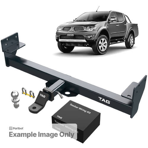 TAG Heavy Duty Towbar to suit Mitsubishi Triton (09/2009 - 10/2015) - Direct Fit ECU