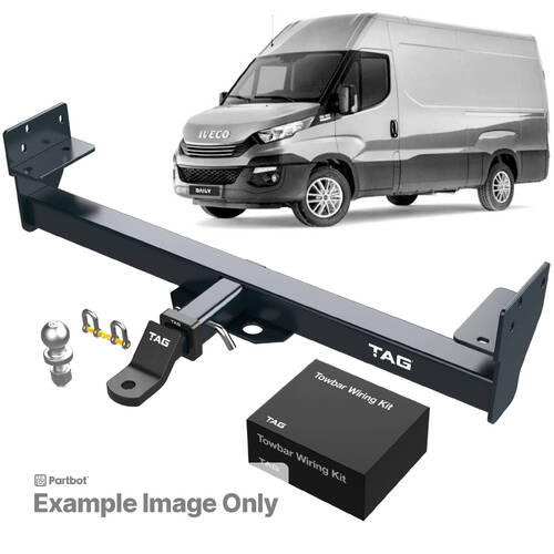 TAG Heavy Duty Towbar to suit Iveco Daily (03/2002 - 2005), Daily Iii (05/1999 - 04/2006) - Universal Harness with 7 Pin Flat Plug