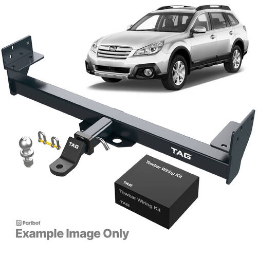 TAG Heavy Duty Towbar to suit Subaru Outback (09/2009 - 01/2015) - Direct Fit Wiring Harness