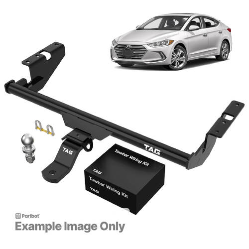 TAG Light Duty Towbar to suit Hyundai Elantra (07/2011 - 12/2015) - Direct Fit Wiring Harness