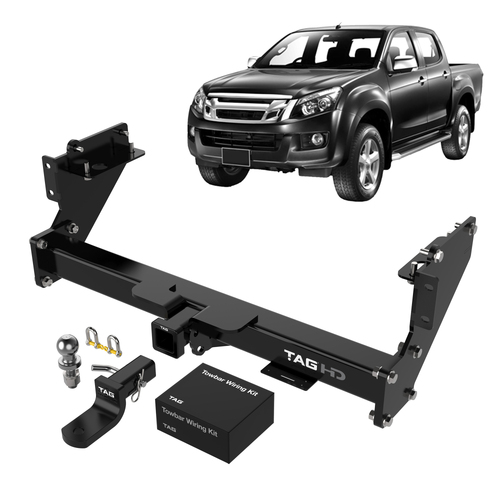 TAG Heavy Duty Towbar to suit Isuzu D-MAX (06/2012 - 07/2020) - Direct Fit ECU