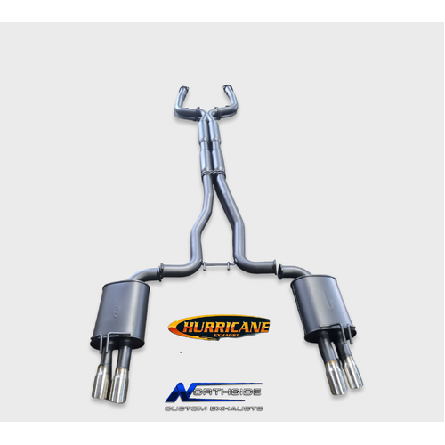 Hurricane 3" Cat Back Exhaust for Holden Ve SS sedan / wagon