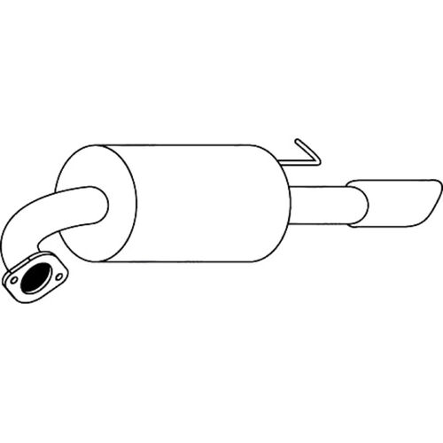 Unbranded MUFFLERS BOLT ON to suit Toyota Kluger (01/2003 - 08/2007)