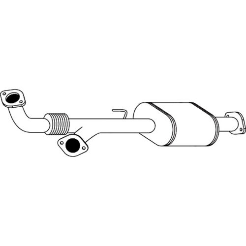 Unbranded Mufflers Bolt On to suit Toyota Prado (01/1996 - 02/2003)