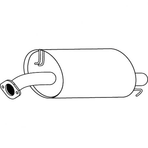 Unbranded MUFFLERS BOLT ON to suit Toyota Tarago (06/2000 - 02/2006), Estima (01/2000 - 01/2006)