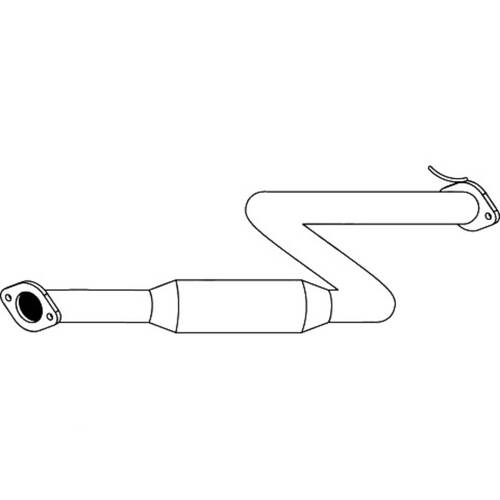 Unbranded MUFFLERS BOLT ON to suit KIA Credos (07/1996 - 05/2001)