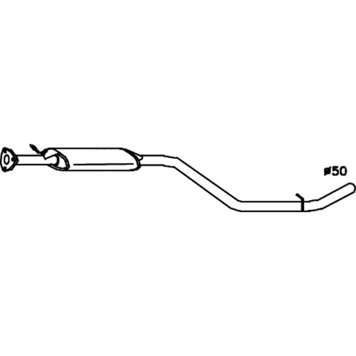 Redback MUFFLERS BOLT ON to suit Daewoo Nubira (05/1998 - on)