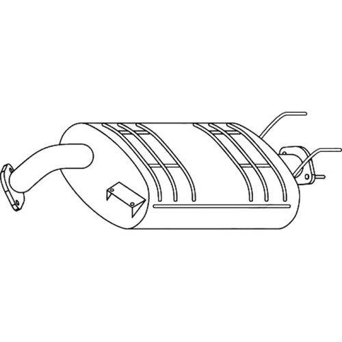 Unbranded MUFFLERS BOLT ON to suit Holden Rodeo (01/1998 - 01/2003)