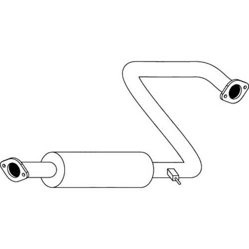 Unbranded MUFFLERS BOLT ON to suit Nissan Maxima Qx (12/1999 - 11/2003)