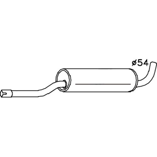 Redback MUFFLERS BOLT ON to suit Volvo 940 (08/1990 - 10/1998), 740 (08/1987 - 08/1992)