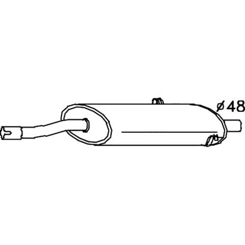 MUFFLERS BOLT ON to suit Saab 900 (11/1980 - 06/1994)