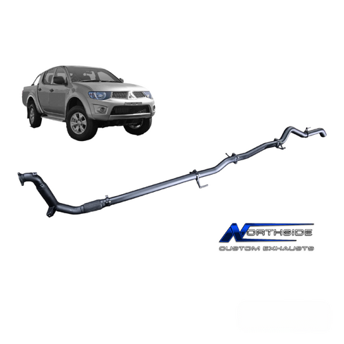 3" Turbo Back Exhaust for Mitsubishi Triton MN (09/09 - 04/15)