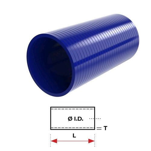 Redback Silicone Hose (2-1/4") Straight (Blue)