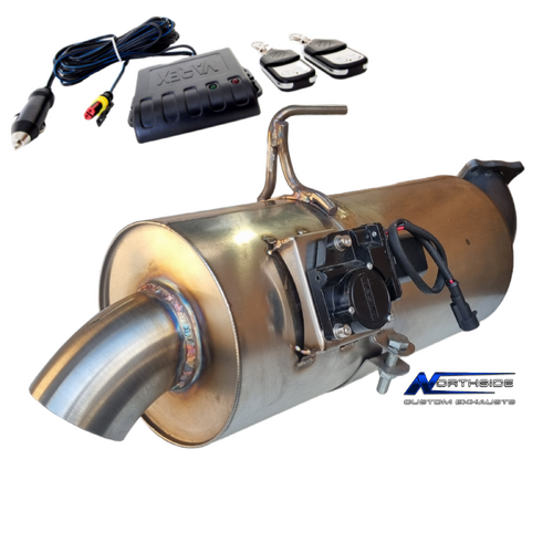 VAREX REMOTE VALVED MUFFLER FOR Y62 PATROL WITH REDBACK CATBACK EXHAUST