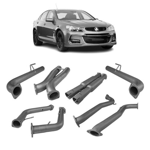 Redback Dual 3" Catback Exhaust with Hotdogs for Holden Commodore VE & VF Sedan / Wagon